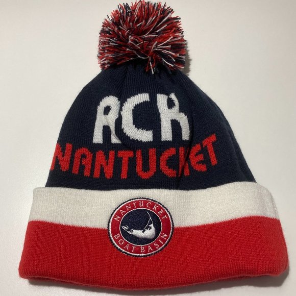 Nantucket Boat Basin ACK Stripe Cuffed Beanie - Picture 2 of 6